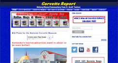 Desktop Screenshot of corvettereport.com