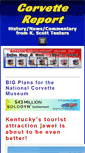 Mobile Screenshot of corvettereport.com