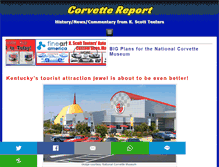 Tablet Screenshot of corvettereport.com